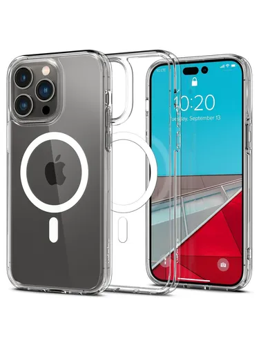 Spigen Ultra Hybrid MagFit Series für iPhone 14 Pro Max - Smartphone Hülle mit MagSafe-Kompatibilität, bietet maximalen Schutz und ein schlankes Design für dein iPhone 14 Pro Max.