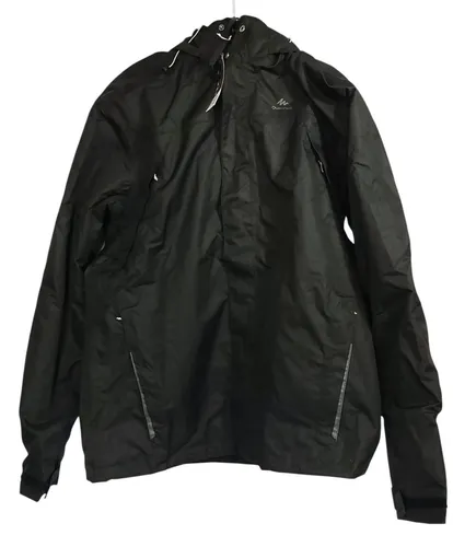 Quechua MH100 Herren-Wanderjacke, Gr. L - Sonstige, wasserdicht und atmungsaktiv, ideal für Outdoor-Aktivitäten bei jedem Wetter.