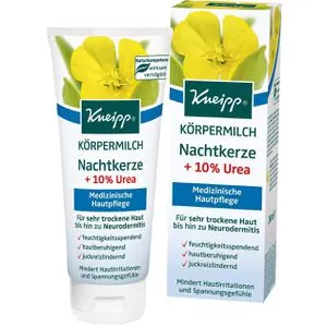 Kneipp Bodylotion Körpermilch Nachtkerze 10% Urea, für sehr trockene Haut und bei Neurodermitis, 200ml