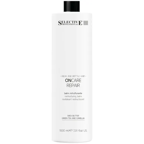 Selective Professional On Care Repair Balm 1000ml - Maxi-Größe für intensive Haarwiederherstellung, ideal für geschädigtes Haar und optimale Pflege mit hochwertigen Inhaltsstoffen.