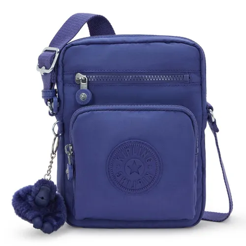 Kipling Core Plus Gunne Crossbody Bag - Ocean Blue - Umhängetasche für Damen, verstellbar und ideal für Freizeitaktivitäten, aus strapazierfähigem Polyamid mit praktischem Reißverschluss.
