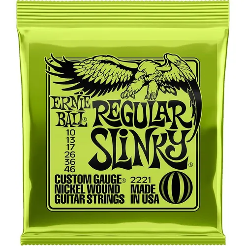 Saiten E-Gitarre Ernie Ball Slinky EB2221 010-046 Gitarrensaiten E- Gitarre NEU