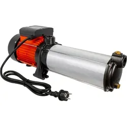 Grafner Premium Kreiselpumpe 5400 l/h, 2200 Watt, 11 bar - Kraftvolle mehrstufige Kreiselpumpe für bis zu 5400 l/h. Ideal für Gartenbewässerung und Brunnennutzung, mit robustem Edelstahlgehäuse und optimaler Förderleistung.