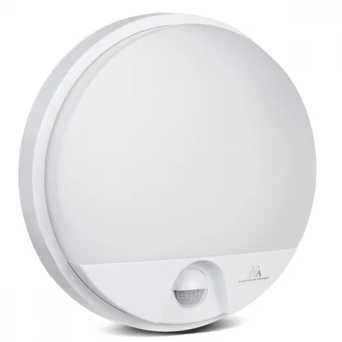 Maclean MCE291 LED-Lampe mit Infrarot-Bewegungssensor - Wandleuchte für Innen- und Außenbeleuchtung, 1100lm, 15W, IP54 wasserdicht, ideal für Eingangsbereiche mit automatischer Beleuchtung durch Bewegungsmelder und Dämmerungssensor.