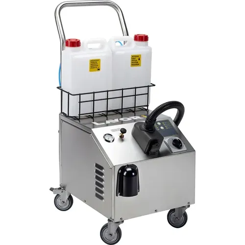 Lavor Dampfreiniger 8.458.0001-PS 8000 W - Profidampfreiniger mit hochwertigem Edelstahltank und automatischer Reinigungsmittelzufuhr, ideal für intensive Reinigungseinsätze.