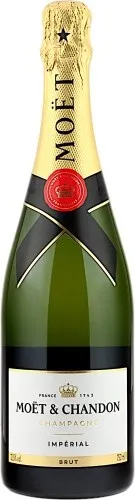 Moët & Chandon Impérial Champagner Brut 0,75l - Exklusiver Champagner mit 12,5% Vol., perfekt für besondere Anlässe und feierliche Momente.