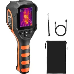 VEVOR Wärmebildkamera 320x240 TISR – Handheld Thermokamera mit 2MP - VEVOR Wärmebildkamera mit 320 x 240 TISR Superauflösung und 2MP visueller Kamera. Ideal für vielseitige Anwendungen, wasserdicht und langlebig, mit 4 Bildmodi und 6 Farbpaletten für präzise Temperaturverfolgung.
