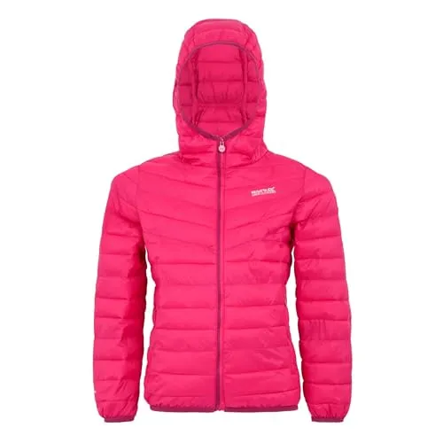 Regatta Kids' Hooded Hillpack III Jacket - Funktionsjacke mit recycelter Isolierung, leicht, wasserabweisend und ideal für Outdoor-Aktivitäten sowie den Alltag. Bietet Wärme und Bewegungsfreiheit für Ihr Kind.