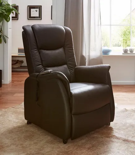 TV-Sessel DUO COLLECTION "Ponza" mit elektrischer Aufstehhilfe, schokolade - Sessel mit Relaxfunktion und Taschenfederkern, ideal für entspanntes Fernsehen und komfortables Aufstehen dank elektrischer Aufstehhilfe.