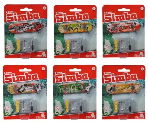 Deskorolka mini 6 wzorów mix Simba Simba Toys 4006592074548