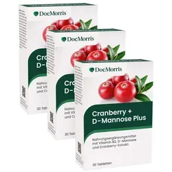 DocMorris Cranberry + D - Mannose Trio 3X30 St