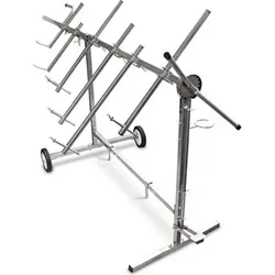 Bituxx® 360° Drehlackierständer - 6-armig und fahrbar - Lackierwerkzeuge: Flexibel einsetzbarer Lackierständer für präzise Lackierungen aus jedem Winkel, ideal für Hobby und Profi.