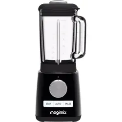 Magimix Power Blender 4 Schwarz 11628NL - Mixer (Standmixer) mit 1.300 Watt Leistung und fünf automatischen Programmen für perfekte Zubereitungen von Smoothies bis Suppen. Der 1,8-Liter-Glasbehälter ist ideal für kalte und warme Zutaten.