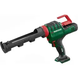 PARKSIDE 20 V Akku-Kartuschenpresse PKPA 20-Li - Praktische Akku-Kartuschenpresse zum mühelosen Auftragen von Dichtstoffen. Mit 6-stufiger Vorschubgeschwindigkeit und automatischem Rücklauf für sauberes Arbeiten. Ergonomisches Design und integrierte LED für optimale Sicht.