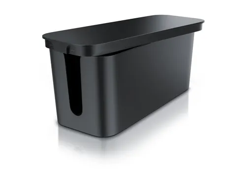 BEARWARE Kabelbox, mit Gummifüßen Kabelmanagement / Kabelordner / Ladebox