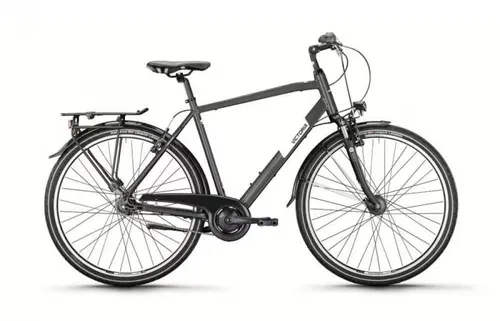 Victoria Trekkingrad TREQANA 1 – 28" Diamant, carbonite grey - Robustes Trekkingrad für Radsportliebhaber – perfekt für Alltag und Abenteuer mit 7 Gängen für müheloses Fahren.