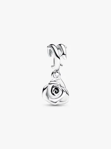 Pandora Bead Charm Silver Rose 793213C00 - Beads - Wunderschöner Charm aus Sterling Silber, ideal für das persönliche Armbanddesign und ein perfektes Geschenk.