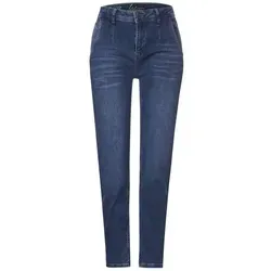 Street One Damen Loose Fit Ballon Jeans - Stylische Loose Fit Jeans im Ballon-Stil mit High Waist und tapered Legs, ideal für einen lässigen Look. Größenhinweis: Fällt größer aus.