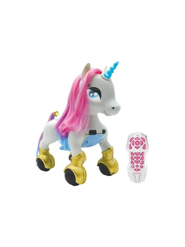 Power Unicorn - My Smart Robotic Unicorn - Kinderfahrzeug mit Fernbedienung, interaktives und kreatives Spielzeug für Kinder, fördert die Fantasie und Motorik.