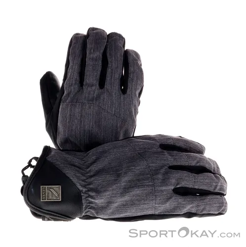 Level Suburban Pipe Skihandschuhe - Grau - Größe 7,5 - Handschuhe für Skifahrer, wasserabweisend und mit optimaler Wärmeisolierung für besten Komfort auf der Piste.