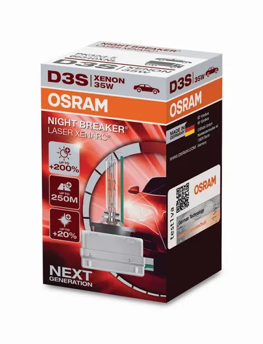 Osram D3S 12/24V 35W PK32D-5 XENARC NIGHT BREAKER LASER +200% 1Stk.