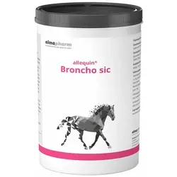 allequin Broncho sic 800 g für Pferde - Ergänzungsfutter mit aromatischen Kräutern, Vitamin C und Zink zur Unterstützung der Atemwege. Mikro-Granulat für eine einfache Fütterung und optimale Verwertung.