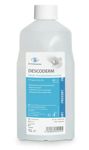 Dr. Schumacher Descoderm 1000 ml 1 l Händedesinfektion Handdesinfektion RKI VAH