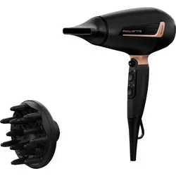Rowenta CV8830 Pro Expert Haartrockner - Leistungsstarker 2200 W Haartrockner mit Ionengenerator für seidig glattes Haar, inkl. vielseitigem Styling-Zubehör und ergonomischem Design für maximalen Komfort.