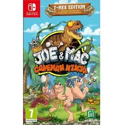New Joe & Mac: Caveman Ninja - T-Rex Edition für Nintendo Switch - Platformer-Spiel mit lustiger Steinzeit-Action, ideal für alle Altersgruppen (PEGI 7)