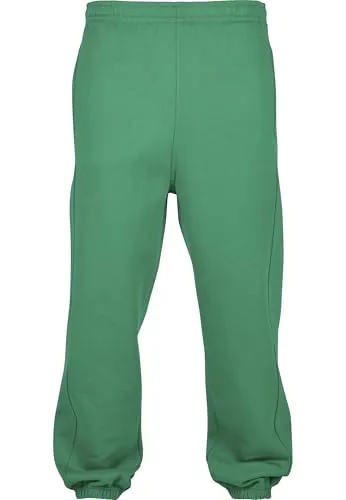 URBAN CLASSICS Herren Jogginghose in Limegreen - Trainingsbekleidung aus 65% Baumwolle, ideal für Komfort und Bewegungsfreiheit mit lässigem Loose Fit.
