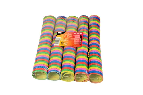 PAPSTAR Luftschlangen Stripes bunt 18837