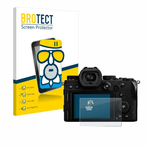 BROTECT Entspiegelungs Schutzglas für Panasonic Lumix DC-S5 / DC-S5D (2024) Schutzfolie Panzer Folie Glas Matt [Extrem Kratzfest 9H, Anti-Reflex]