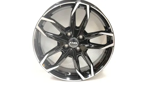 Rial Lucca Diamant schwarz frontpoliert 6.5x16 Alufelge - Felgen aus hochwertigem Aluminium, mit elegantem diamant-schwarzem Finish, ideal für stilvolle Autos und optimale Performance.