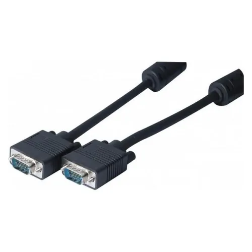 SVGA Monitorkabel, 15pol HD D-Sub St./St., 2,0 m, schwarz Hochwertiges Monitorkabel für hohe Ansprüche (119690)