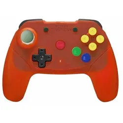 Brawler64 2.4G Orange - Wireless Controller für Nintendo 64 - Gaming-Zubehör mit modernster kabelloser Technologie für den Nintendo 64 - erlebe Freiheit beim Spielen mit dem besten Controller, der je entwickelt wurde.