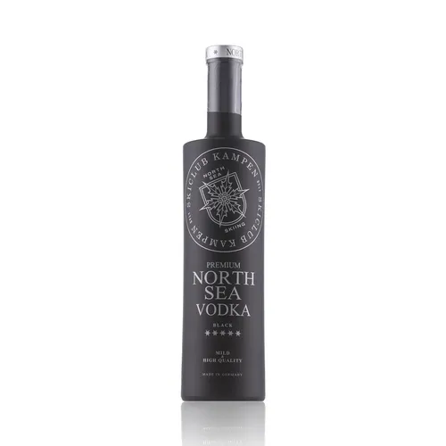 Skiclub Kampen North Sea Vodka - Wodka mit 5-facher Destillation und Silberstaub-Filtrierung für einen besonders weichen und reinen Genuss. Ideal für feine Cocktails oder pur.