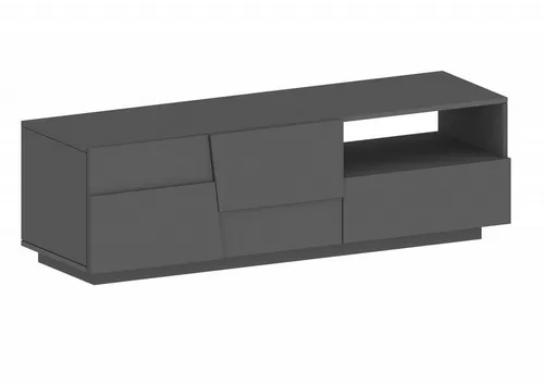 INOSIGN Lowboard Pongo - Stylisches TV-Möbel - TV-Halterungen: Modernes Lowboard mit Hochglanzoberflächen und stabiler Spanplatte, ideal für minimalistisches Wohnen in Wohn-, Schlaf- oder Essbereichen.