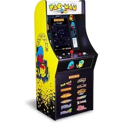 Arcade1Up PAC-MAN Classic SE (Slim Edition) - Retro-Gaming Cabinet in Slim Design, offiziell lizenziert von BANDAI-NAMCO, mit 13 klassischen Spielen und Wi-Fi für Online-Ranglisten – der perfekte Spaß für 2 Spieler!