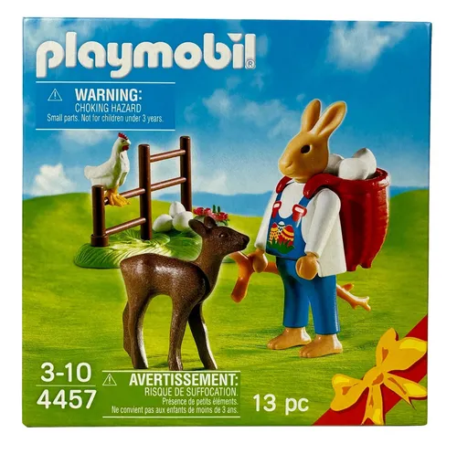 PLAYMOBIL® Oster Set 4457 / Hase mit Reh und Huhn - NEU & OVP / Rarität von 2004