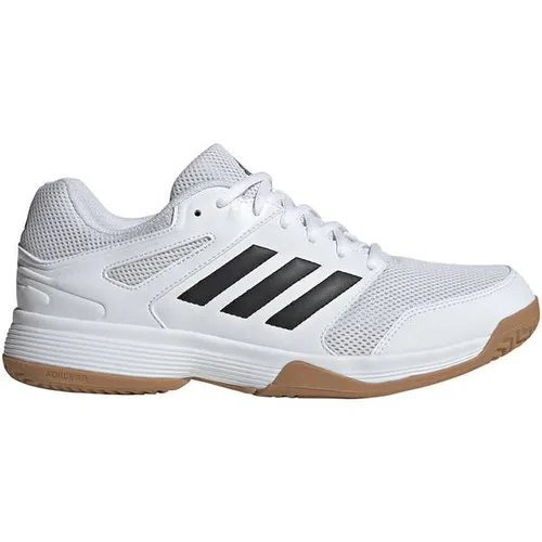 ADIDAS Herren Volleyballschuhe Speedcourt M - Volleyballschuhe mit leichtem Textil-Obermaterial für optimalen Komfort und Gummiaußensohle für perfekten Grip. Hergestellt mit mindestens 20 % recycelten Materialien für Nachhaltigkeit.