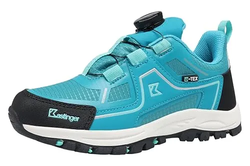 Kastinger FSK-PREINER Low XT KTX - Robuste Kids Outdoor-Schuhe - Trendige und robuste Outdoor-Schuhe für Kinder mit innovativer K-SPIN-Technologie für optimalen Halt. Wasserdichte K-TEX-Membran und K-Grip-Außensohle sorgen für Sicherheit und Komfort bei allen Aktivitäten.