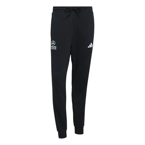adidas Mercedes - AMG Petronas F1 Team DNA Pant für Herren - Hochwertige Hose mit regulärer Passform und Kordelzug. Aus 55 % Baumwolle und 100 % recyceltem Polyester, ideal für sportliche Aktivitäten und Freizeit.