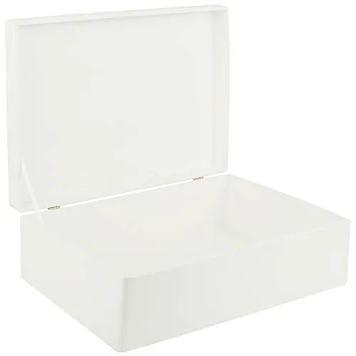 Creative Deco Holzkiste XL - Große Erinnerungsbox mit Deckel - Kisten für vielseitige Aufbewahrung, hergestellt in der EU aus natürlichen Materialien, ideal für Erinnerungen oder als dekorative Schatztruhe.