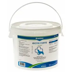 Canina Biotin Forte Pulver 2 kg - Tiergesundheit: Biotin für gesundes, glänzendes Fell und starke Krallen. Ideal für kurzhaarige Hunde, unterstützt bei Juckreiz, Haarausfall und sorgt für optimale Pigmentierung.