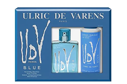 Ulric De Varens UDV BLUE FOR MEN Parfum Set 2er - Entdecken Sie das Ulric De Varens UDV BLUE FOR MEN Parfum Set mit zwei verführerischen Düften. Ideal für den modernen Mann, der seinen individuellen Stil unterstreichen möchte.