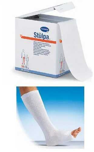 Hartmann Stulpa Maglina Protettiva Tubolare Misura 5R - Schutzbinde für Torax, 12x15m, ideal zur Unterstützung und Stabilisierung von verletzten Körperteilen.