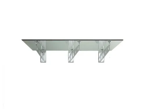 Glaszentrum Hagen Vordach - Typ/S3 230x90cm VSG Glasvordach - Vordächer mit elegantem Design und hoher Stabilität, ideal für Eingangsbereiche. Hergestellt aus robustem VSG-Glas, bietet es maximalen Schutz und Sicherheit.