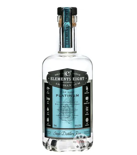 Elements Eight Platinum Rum - Rum – Small Batch Distillation für einzigartigen Geschmack, jetzt schnell bei mySpirits online bestellen!
