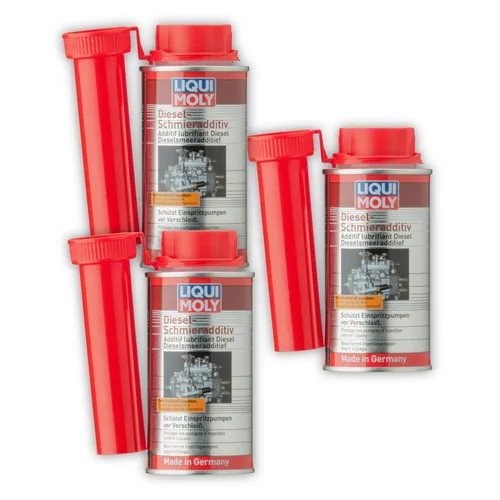 LIQUI MOLY 5122 Diesel Additiv - 3x150ml - Benzin-Zusätze für optimale Motorleistung, verbessert die Schmierung und reduziert den Verschleiß für längere Lebensdauer.