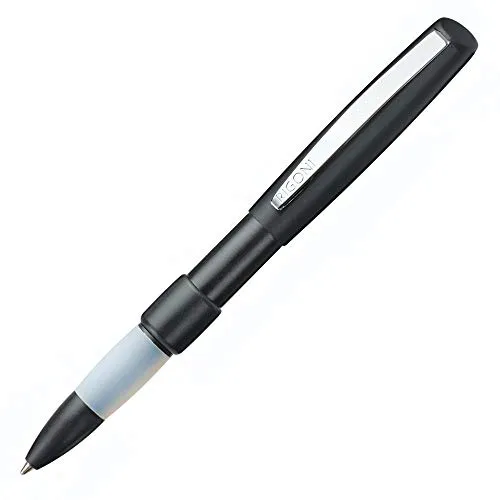 stempel-fabrik – Stempel-Kugelschreiber Heri switch write & stamp 50620 Custom mit Wunschtext personalisieren – 2in1 Kugelschreiber mit selbstfärbendem Taschenstempel (33 x 8 mm | 3 Zeilen | Schwarz)